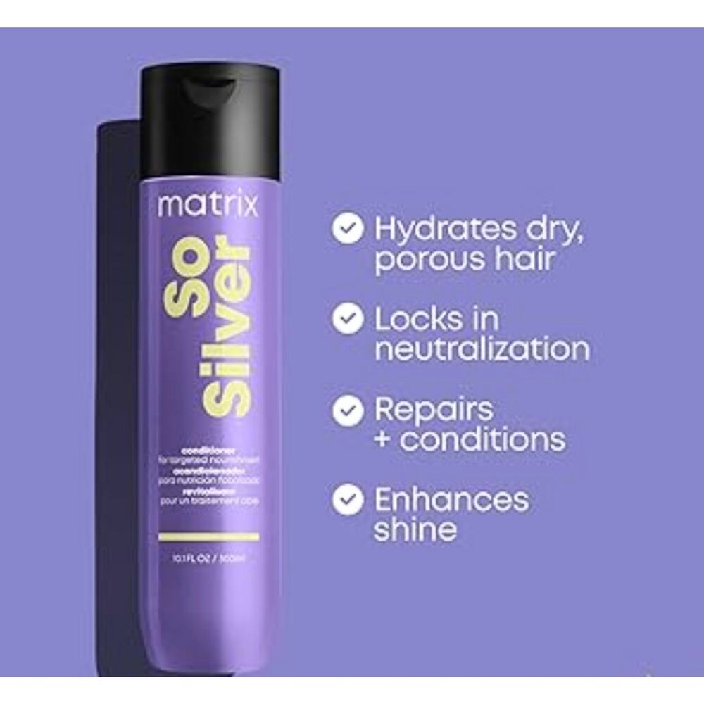 Matrix So Silver Conditioner For Targeted Nourishment 10.1 oz